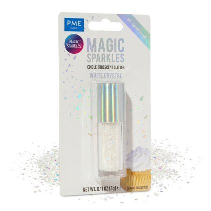Jedlé glitry White Crystal 3g
