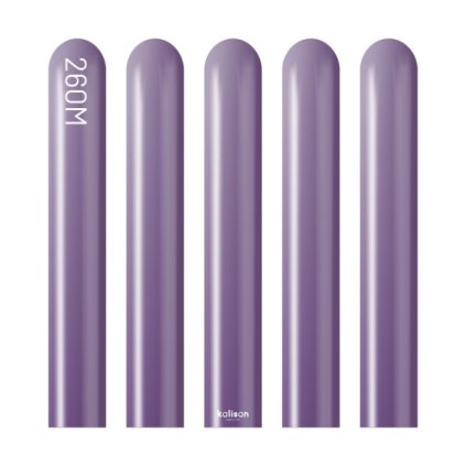0032426 modelovaci balonky fialove mirror violet 260m 50 ks 600