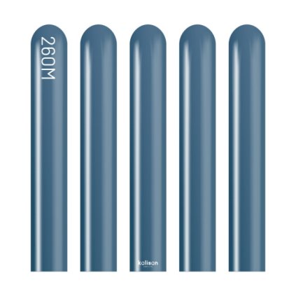0032436 modelovaci balonky tmave modre mirror navy 260m 50 ks 600