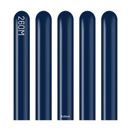 0032399 modelovaci balonky tmave modre standard navy 260m 100 ks 600