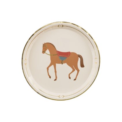 0032717 papirove talire s konem 6 ks 23 cm 600