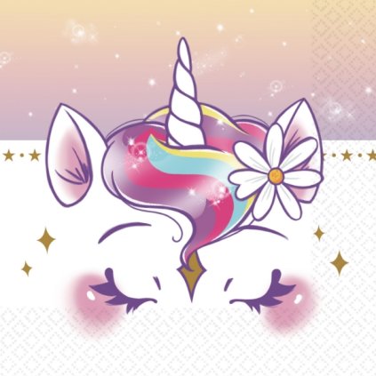 0033002 ubrousky jednorozec unicorn dreams 33 33 cm 16 ks 600