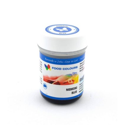 Food Colours gelová barva (Blue) modrá 35 g ♡
