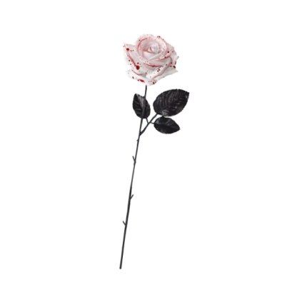 0033540 bila ruze s krvavymi skvrnami 42 cm 600