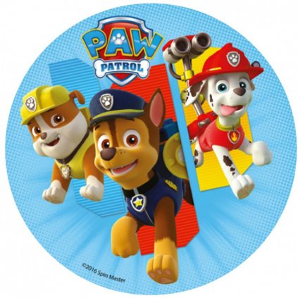 cialda ostia per torta paw patrol