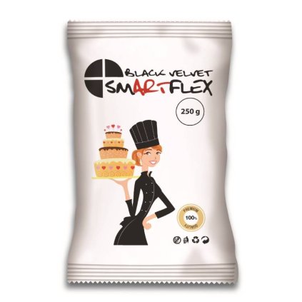 Fondán na dort Smartflex Black Velvet vanilkový (250 g) ▹