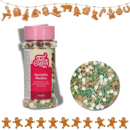 Cukrové zdobení  - Vánoční mix (Pan Perníček) 65g