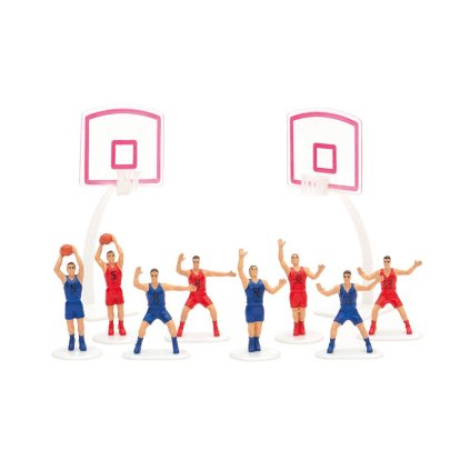 Figurky basketbalistů na dort - Decora  | Skvělé pro Váš domácí dort
