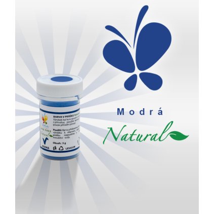 3923 barva v prasku natural line prirodni modra 5 g kelimek