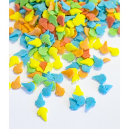 3332 cukrove zmrzlinove kornouty 12mm barevne 1 kg sacek
