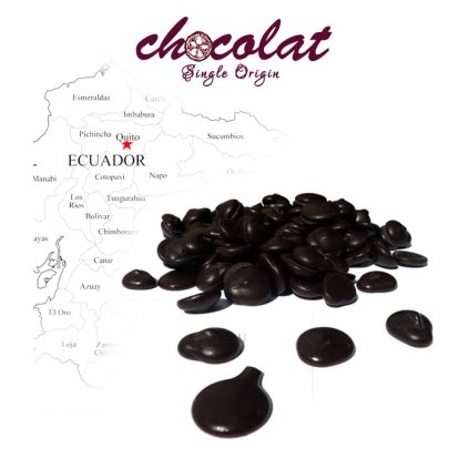 2492 cokolada horka single origin ecuador 73 pecky 1 kg sacek alu