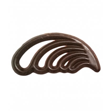 2765 cokoladove filigrany pirko v 5 4 cm horke 500 ks bal 650g