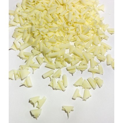 2789 cokoladove hoblinky mini 7x3mm bile 4 kg bal