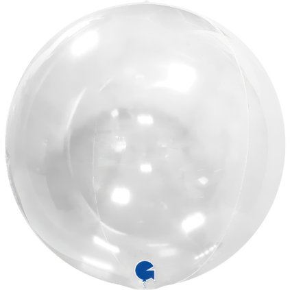 0033654 foliovy balonek pruhledny globe 4d 38 cm 600