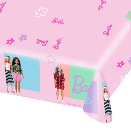 0033727 barbie sladky zivot papirovy ubrus 120 x 180 cm 600