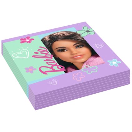 0033729 papirove ubrousky barbie sladky zivot 33 x 33 cm 20 ks 600
