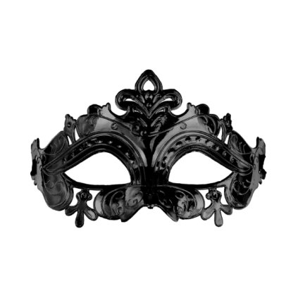 0033806 karnevalova maska cerna 17 x 9 cm 600
