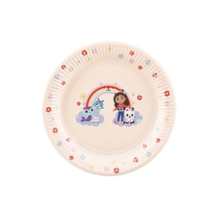 0033861 papirove talire gabinin kouzelny domek 23 cm 6 ks 600