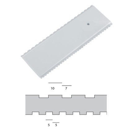 7622 dekoracni sterka plast s dvojitym dekorem delka 34cm