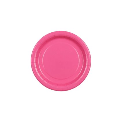 0034113 papirove talire tmave ruzove 18 cm 6 ks 600