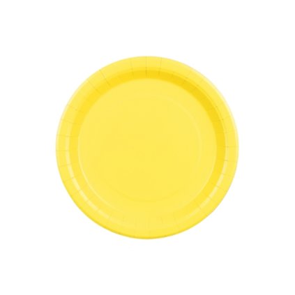 0034035 papirove talire zlute 23 cm 600
