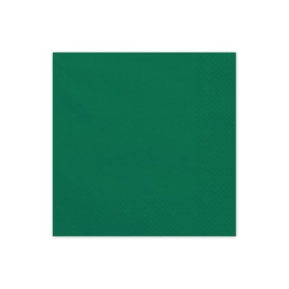 0034285 papirove ubrousky tmave zelene 33 33 cm 20 ks 600