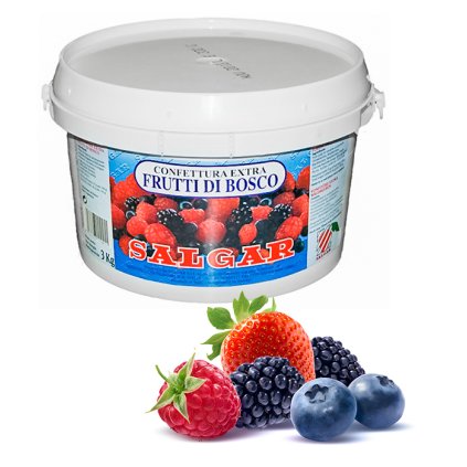 1460 dzem extra 45 termostabilni lesni ovoce s kusy 3 kg kbelik