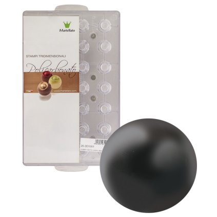 14618 forma na 3d pralinky magneticka koule 8g 7x4 tvaru forma