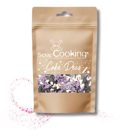 Cukrové sypání Halloween - lebky, prémium 50g