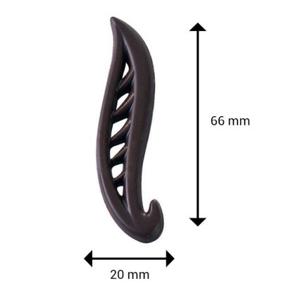 14732 forma na cokoladove dekorace 2x9 tvaru forma