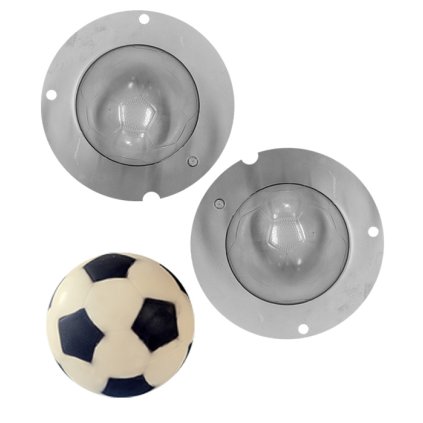 15068 forma na cokoladu 3d fotbalovy mic 1 tvar 1 par forem