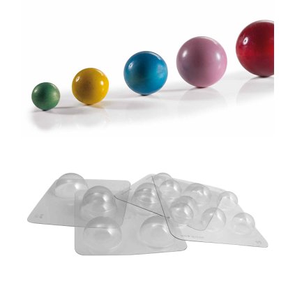 15233 forma na cokoladu pe sada 4 ks koule 5 9cm 2 6 tvaru forma 4 formy