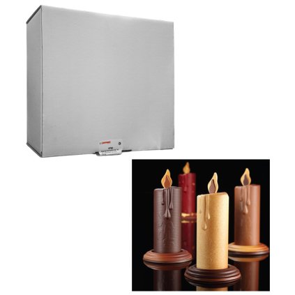 15239 forma na cokoladu sada svicky 210g 2 tvary 10 forem