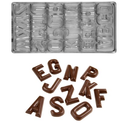 15296 forma na pralinky abeceda a z 5g 26 tvaru forma 26 druhu