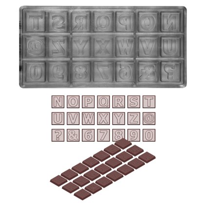 15308 forma na pralinky abeceda s cisly n z 6 9 6 5g 3x7 tvaru forma 21 druhu