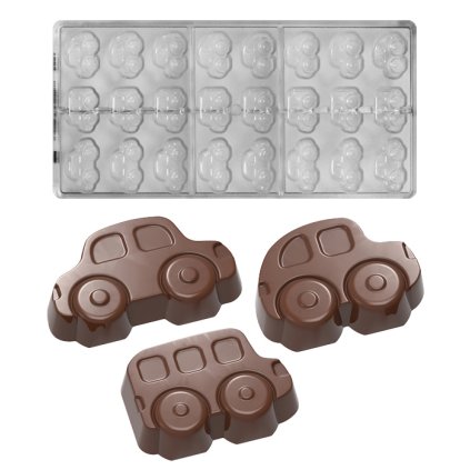 15326 forma na pralinky auta 5g 3x8 tvaru forma