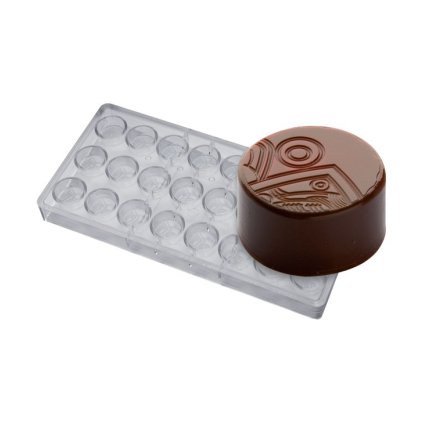 15329 forma na pralinky aztecky kalendar 9g 3x8 tvaru forma