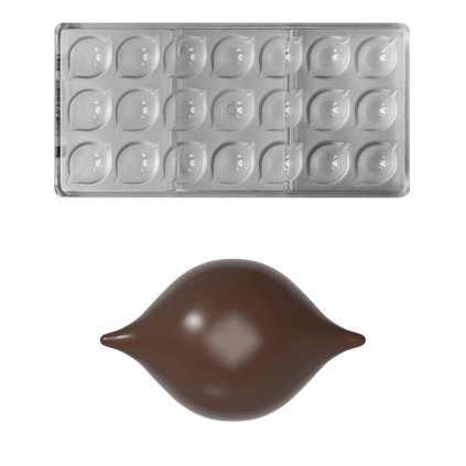 15341 forma na pralinky bonbon 7 5g 3x7 tvaru forma