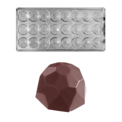 15416 forma na pralinky diamant 10g 3x8 tvaru forma