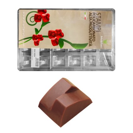 15458 forma na pralinky dvojtrojuhelnik 9g 3x8 tvaru forma