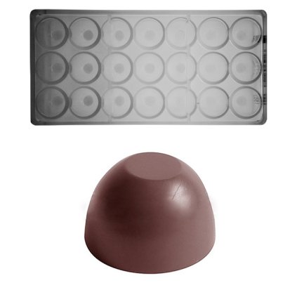 15503 forma na pralinky homole 21g 4x7 tvaru forma