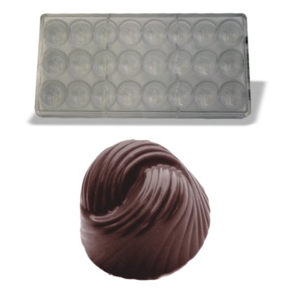 15590 forma na pralinky klubko 12g 3x8 tvaru forma