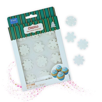 PME Cukrová dekorace Sněhové vločky