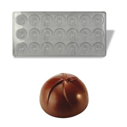 15665 forma na pralinky koule kvet 10g 3x7 tvaru forma