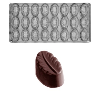 15749 forma na pralinky list 11g 3x8 tvaru forma