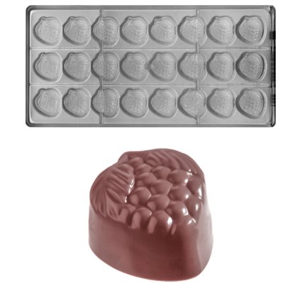 15767 forma na pralinky malina 10g 3x8 tvaru forma