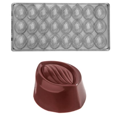 15770 forma na pralinky mandle 16g 3x8 tvaru forma