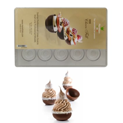 15788 forma na pralinky misticka 8g 3x5 tvaru forma