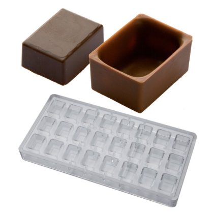 15791 forma na pralinky misticka obdelnik 9g 3x8 tvaru forma