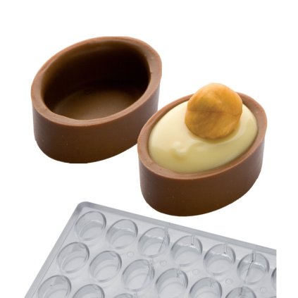 15794 forma na pralinky misticka ovalek 9g 3x8 tvaru forma